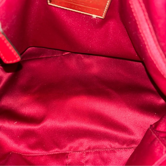 Large size zipper, closing coach logo bag - Picture 9 of 9